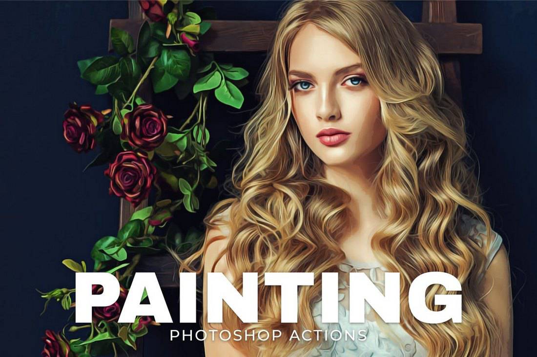 Watercolor Painting Photoshop Actions