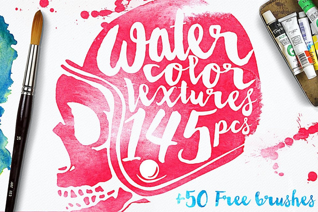 Watercolor-Textures-Brushes-for-Affinity 15+ Best Affinity Designer Brushes design tips 