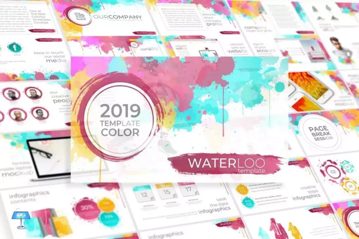 View Information about Waterloo Colorful Keynote Template