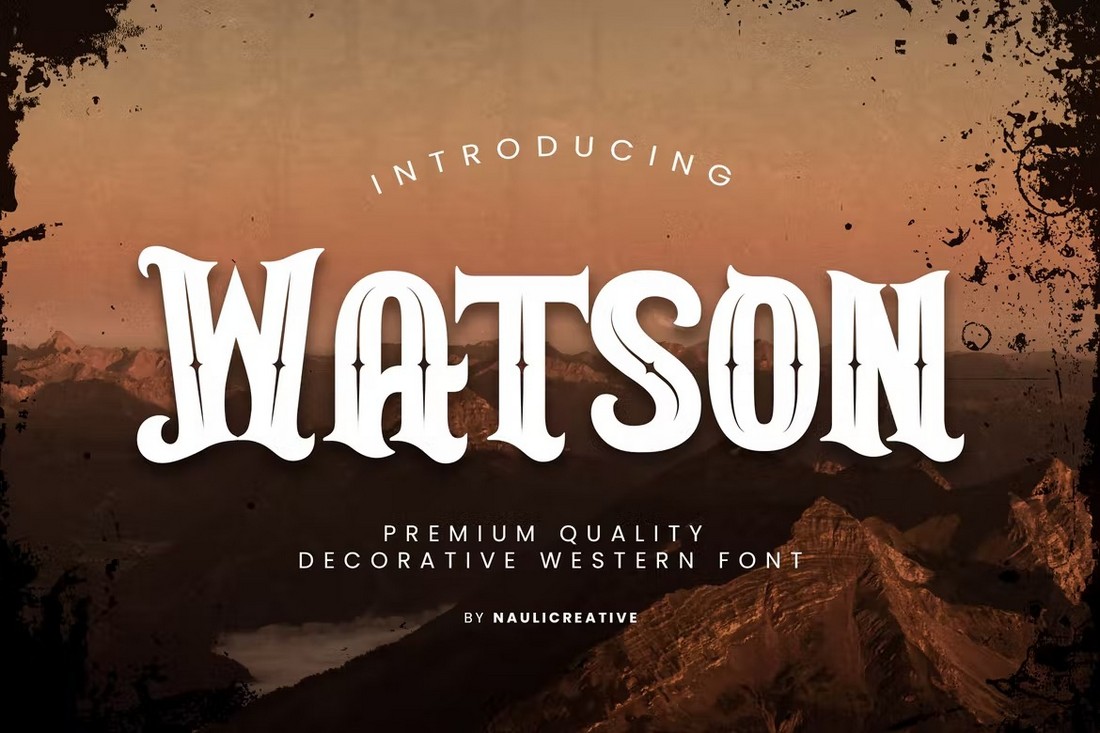 Watson - Western Saloon Font