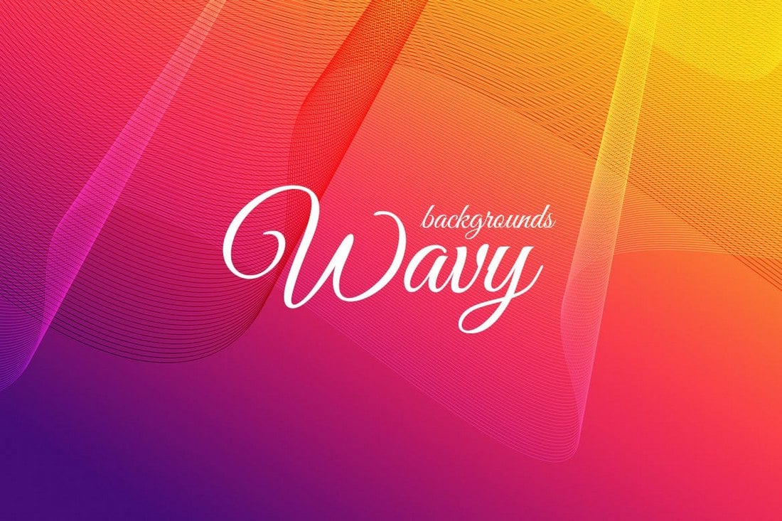 Wavy Bright Backgrounds