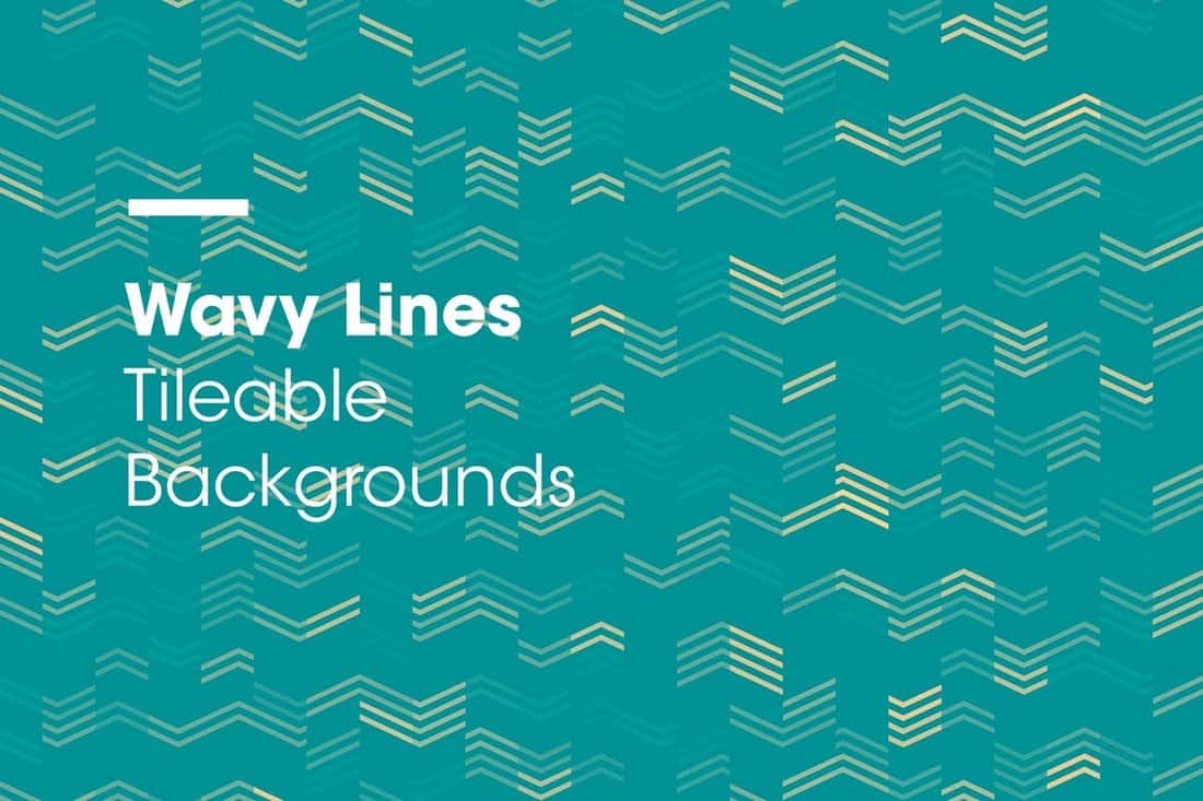 Wavy Lines Tileable Backgrounds