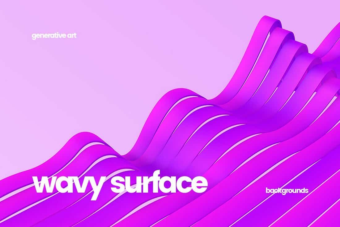 Wavy Striped Surface Backgrounds