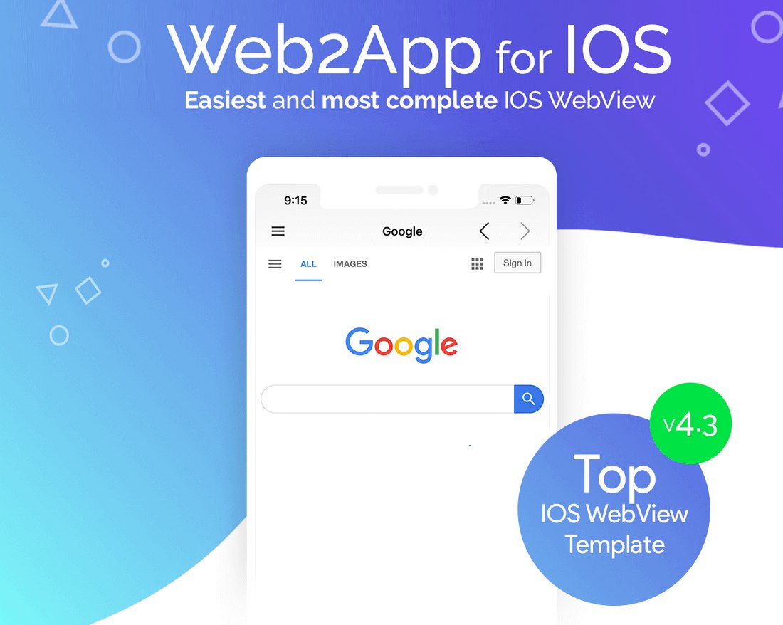 Web2App - iOS Web App Template