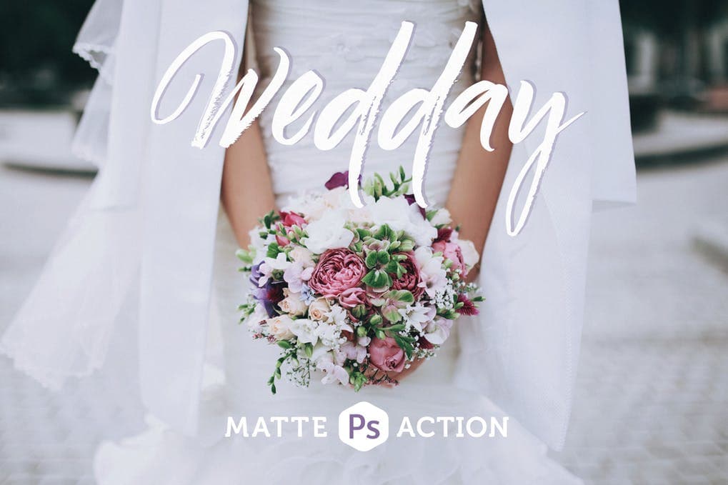 Wedday Matte Photoshop Action