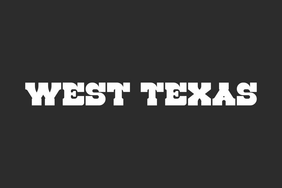 West Texas - Free Western Fonts