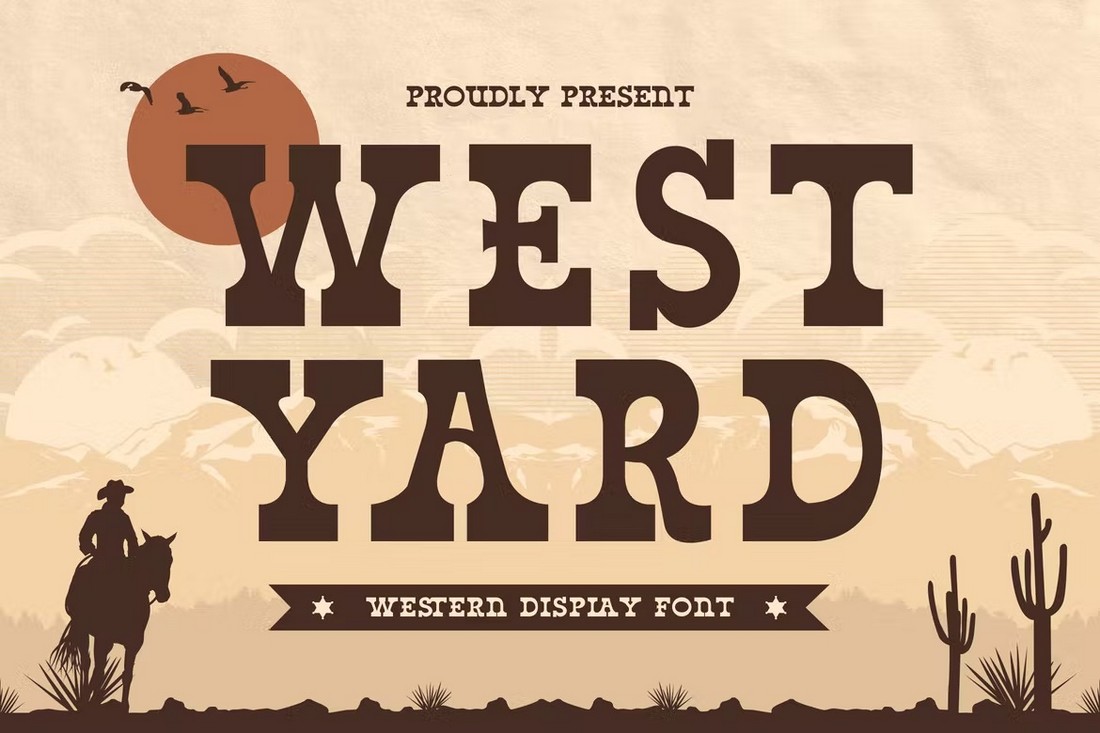 West Yard - Western Cowboy Font