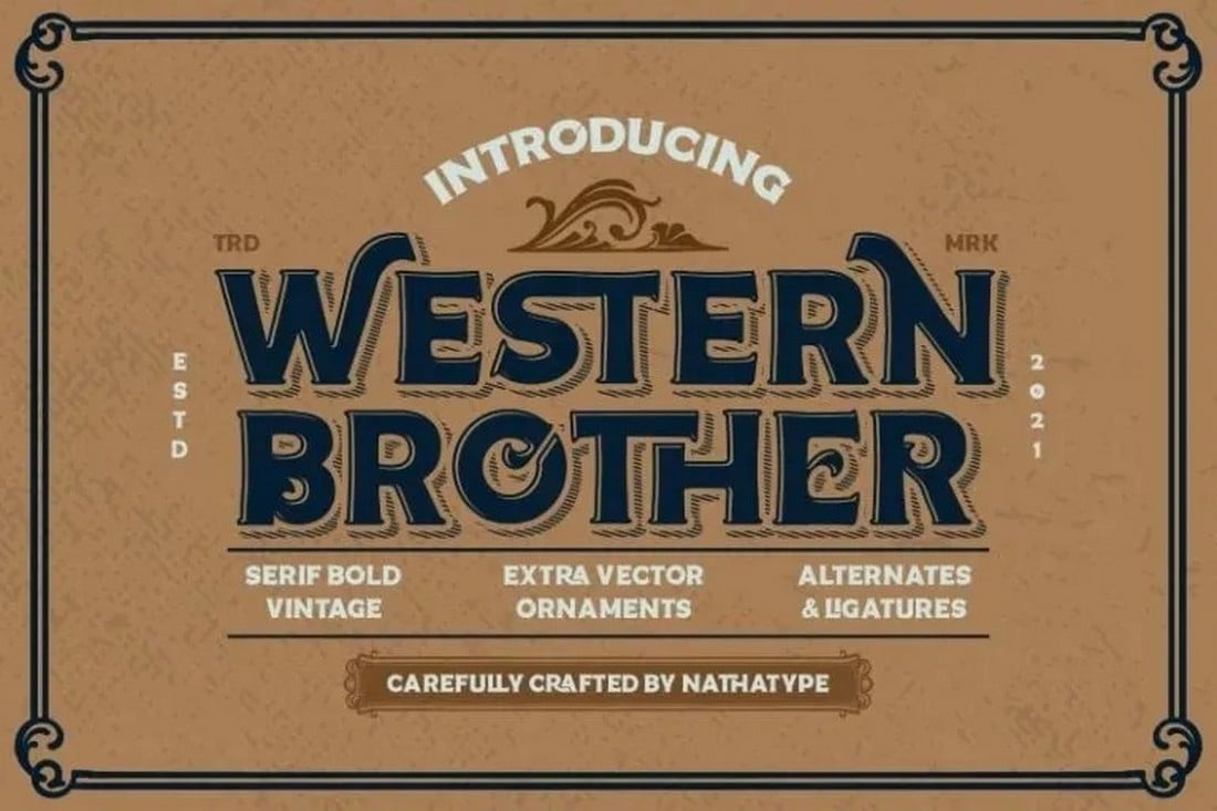 Western-Brother-Free-Western-Font 20+ Best Western Fonts (Old Western and Cowboy Typography) design tips 