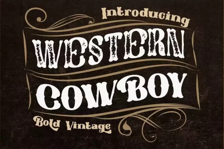 View Information about Western Cowboy Bold Vintage Font