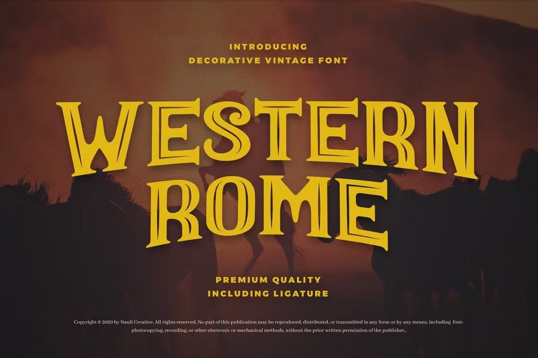 Western Rome - Sphagetti Western Font