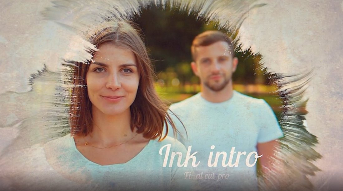 Wet Ink Opener - Free Final Cut Pro Template