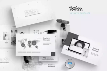 White Minimal Keynote Template
