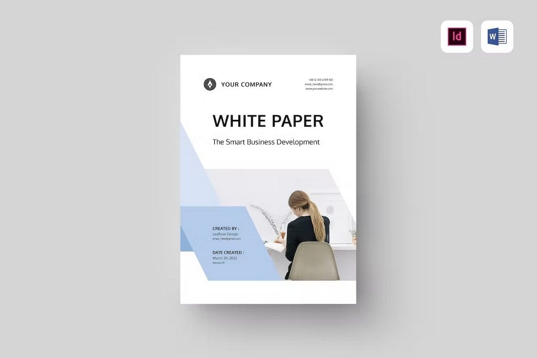 White-Paper-Template-for-MS-Word 20+ Best White Paper Templates for Word & InDesign design tips  