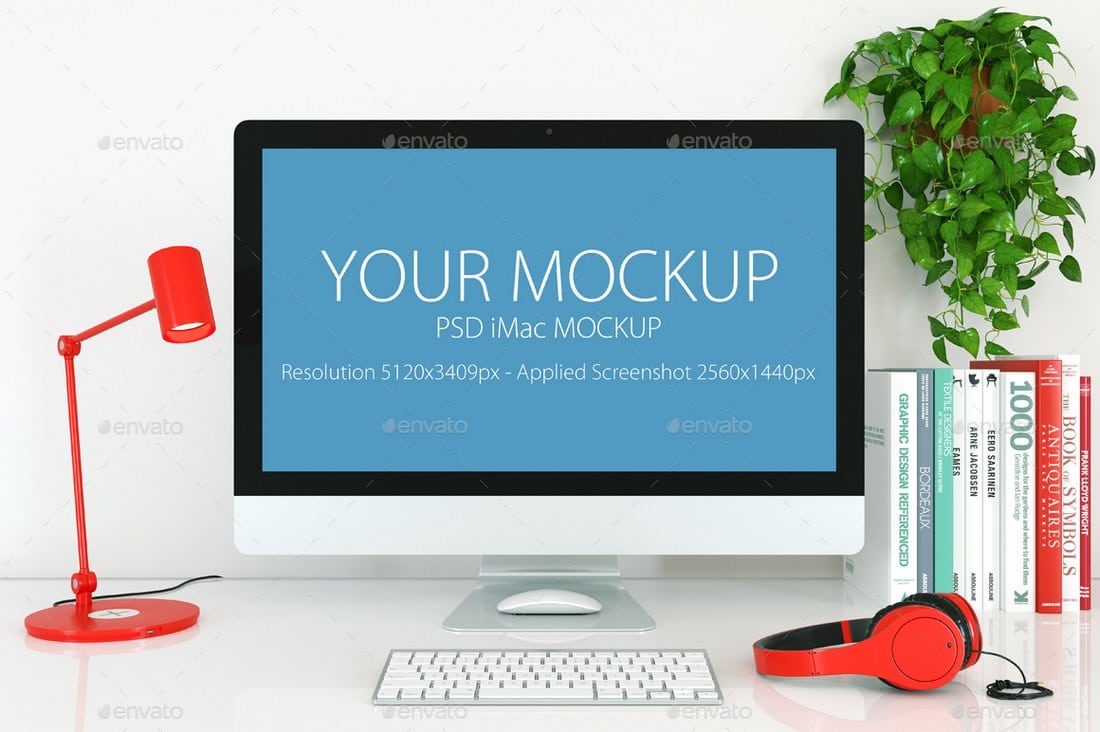 20+ Desktop Computer Mockup Templates | Design Shack