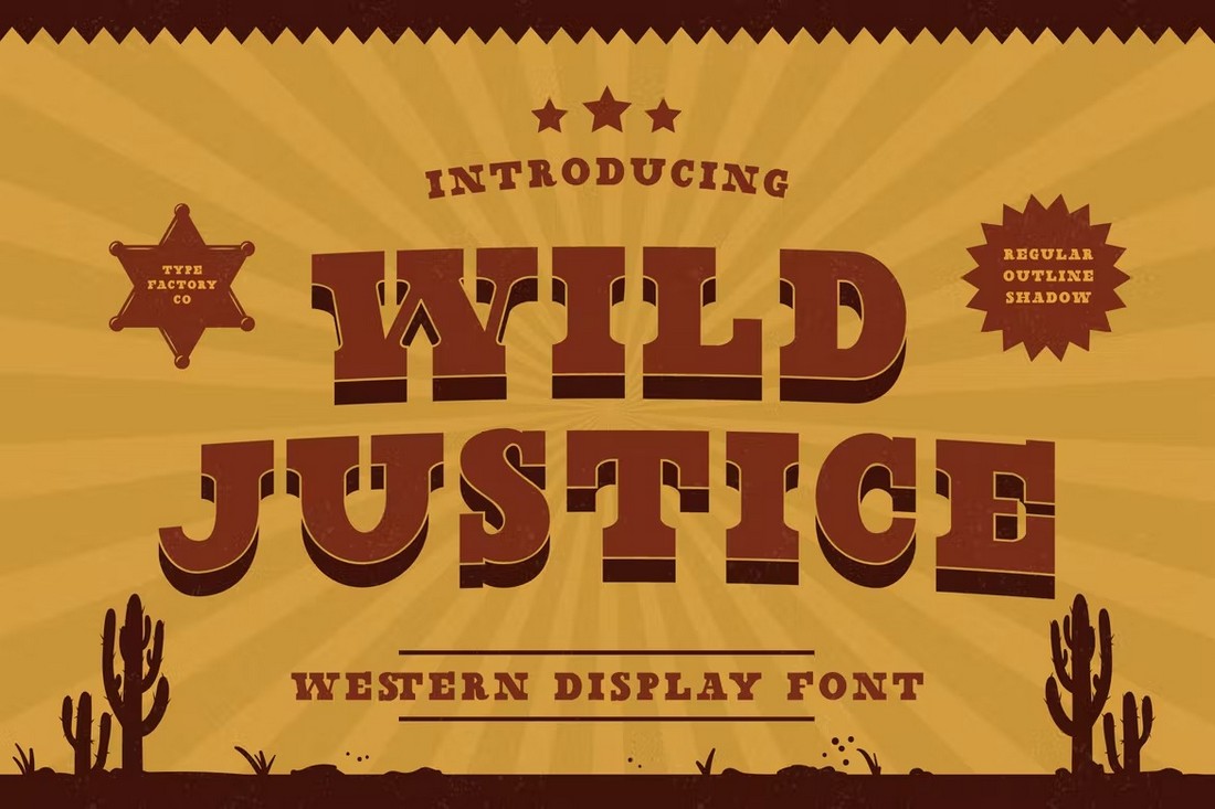 Wild Justice - Old Western Font