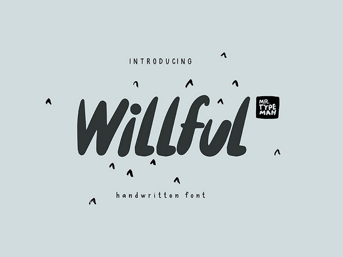 Willful - Free Handwritten Brush Font