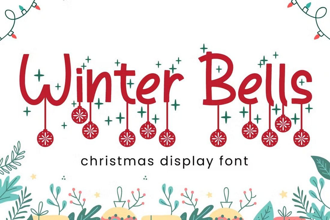 Winter Bells - Christmas Winter Font