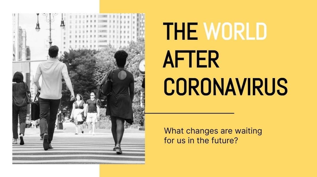 World After Corona Virus - Free PowerPoint Template