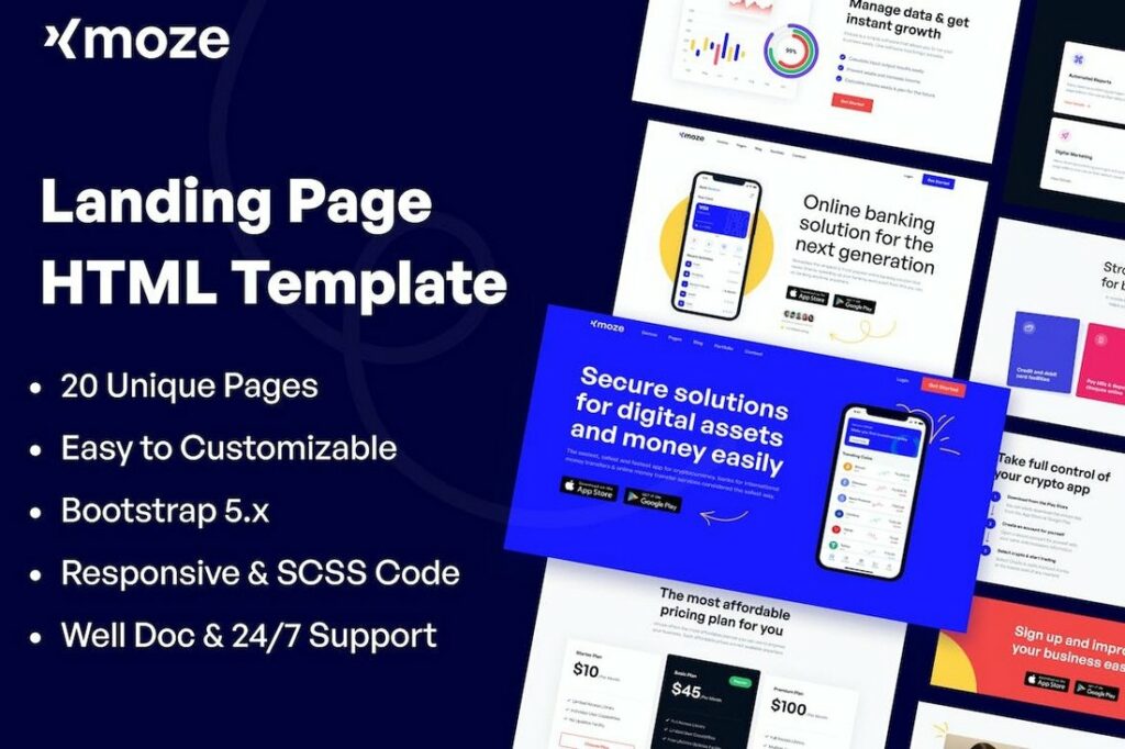 45+ Clean & Minimal Landing Page Templates (Free & Pro) | Design Shack image.