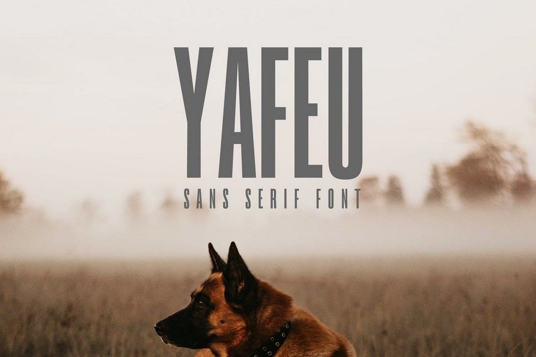 Yafeu - Narrow Font