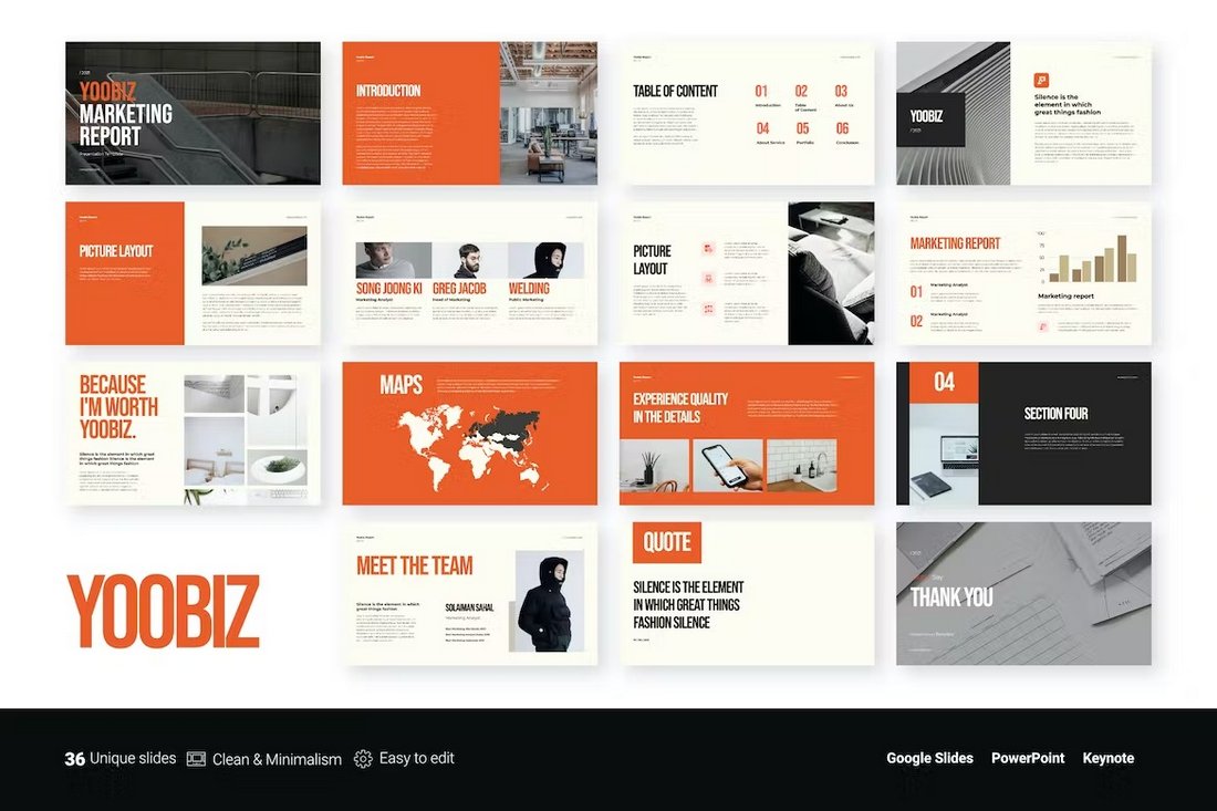 Yoobiz - Creative Business Presentation Template