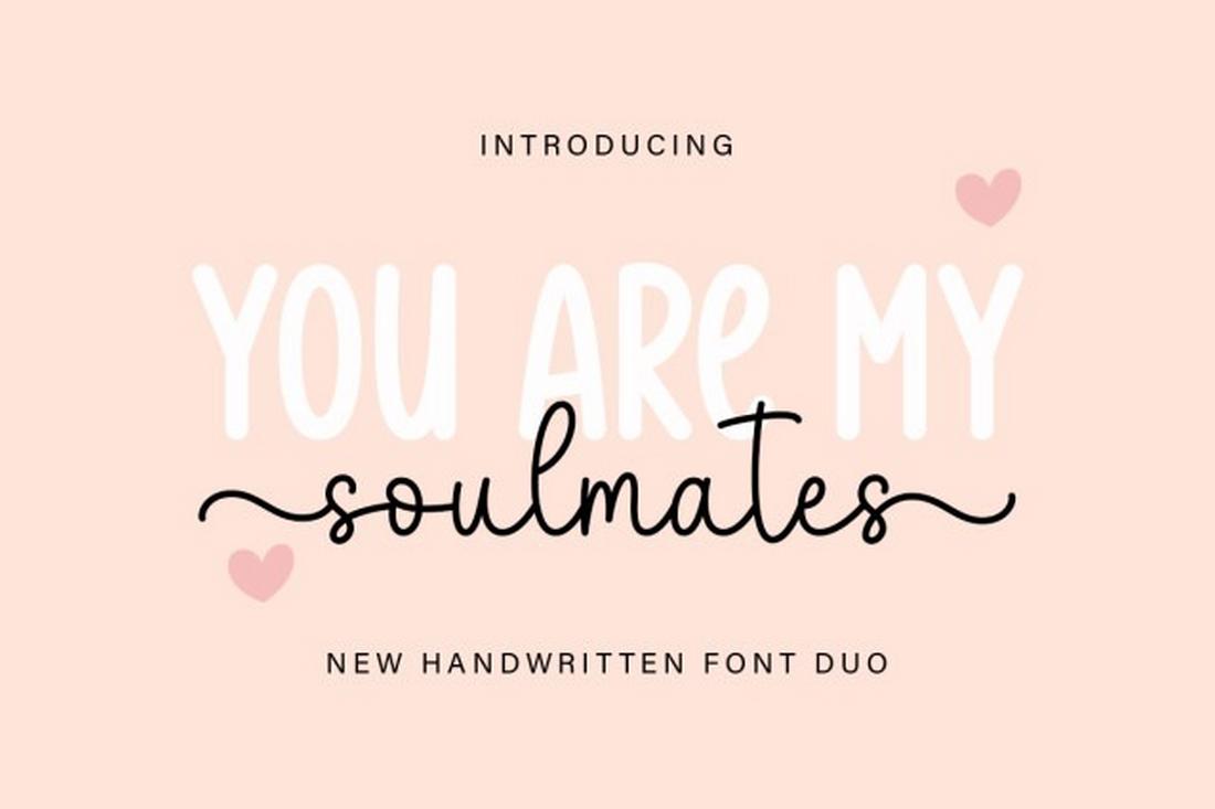 You Are My Soulmates - Free Cricut Font