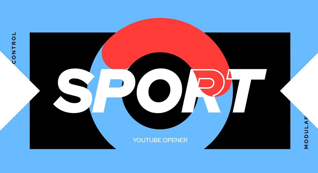 الگوهای YouTube Sports Opener Premiere Pro