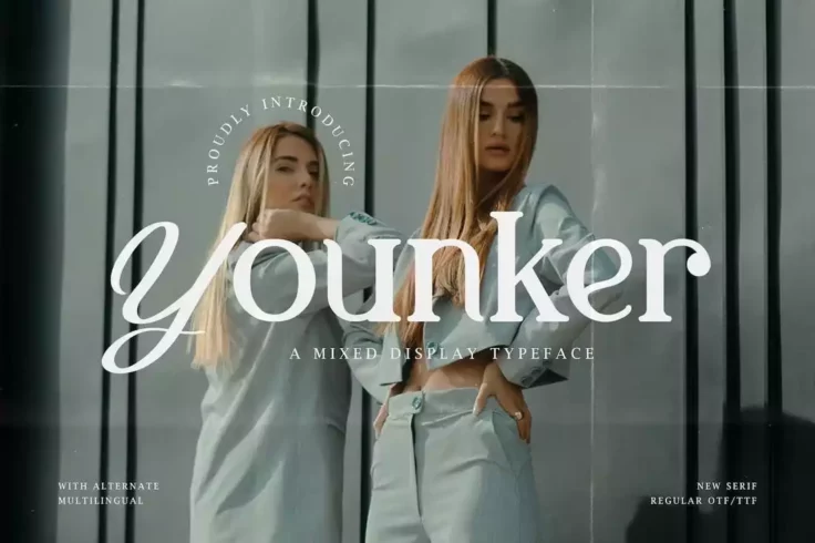 View Information about Younker Unique Mixed Display Font