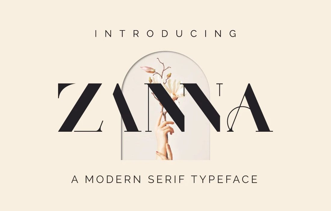 Zanna - Free Modern Serif Font