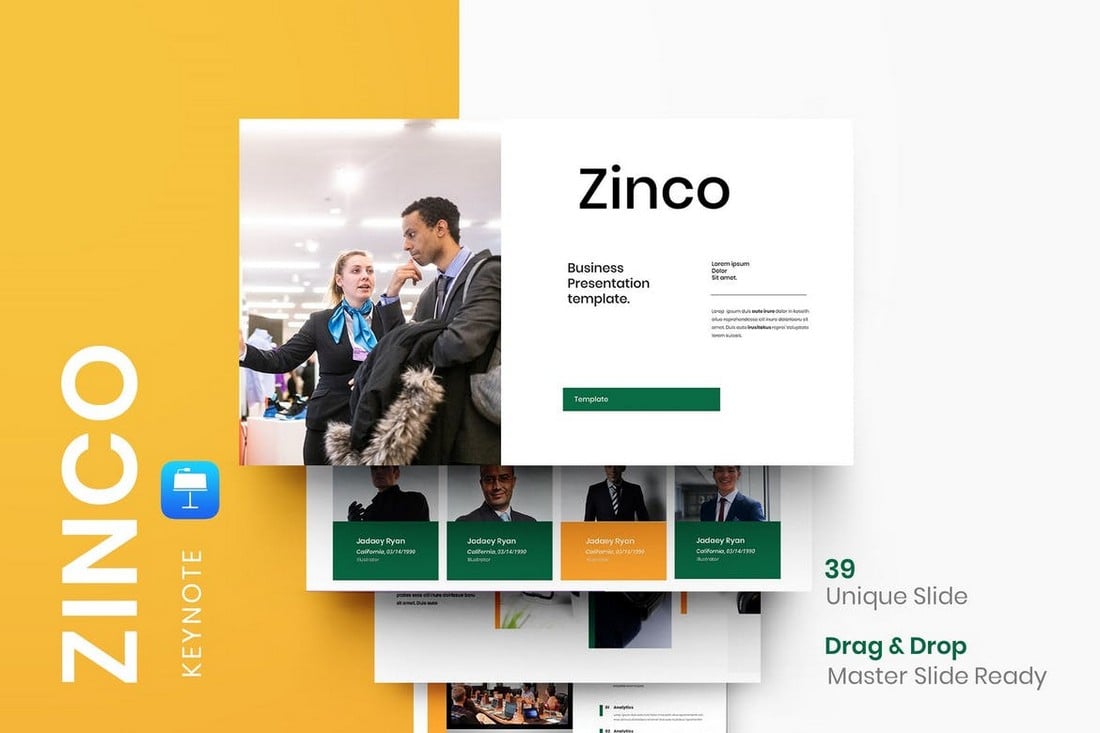 Zinco – Creative Business Keynote Template