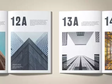 Second alternate image for A5 Foil Stamping Magazine Mockup