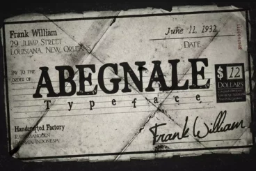 Abegnale Old-School Font