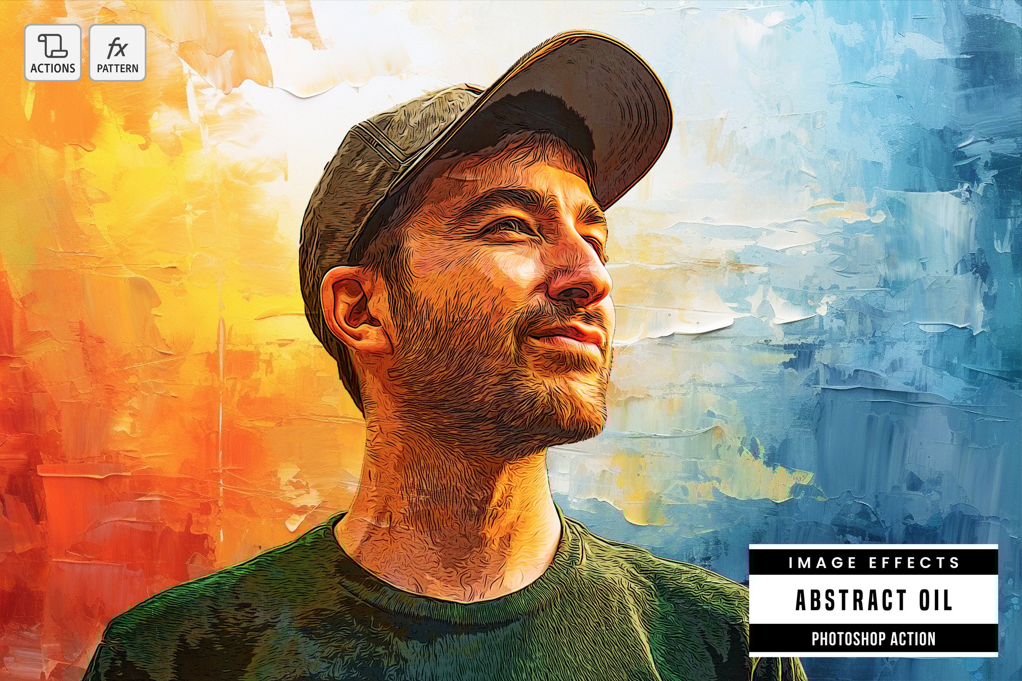 Abstract Oil Painting Photoshop Action