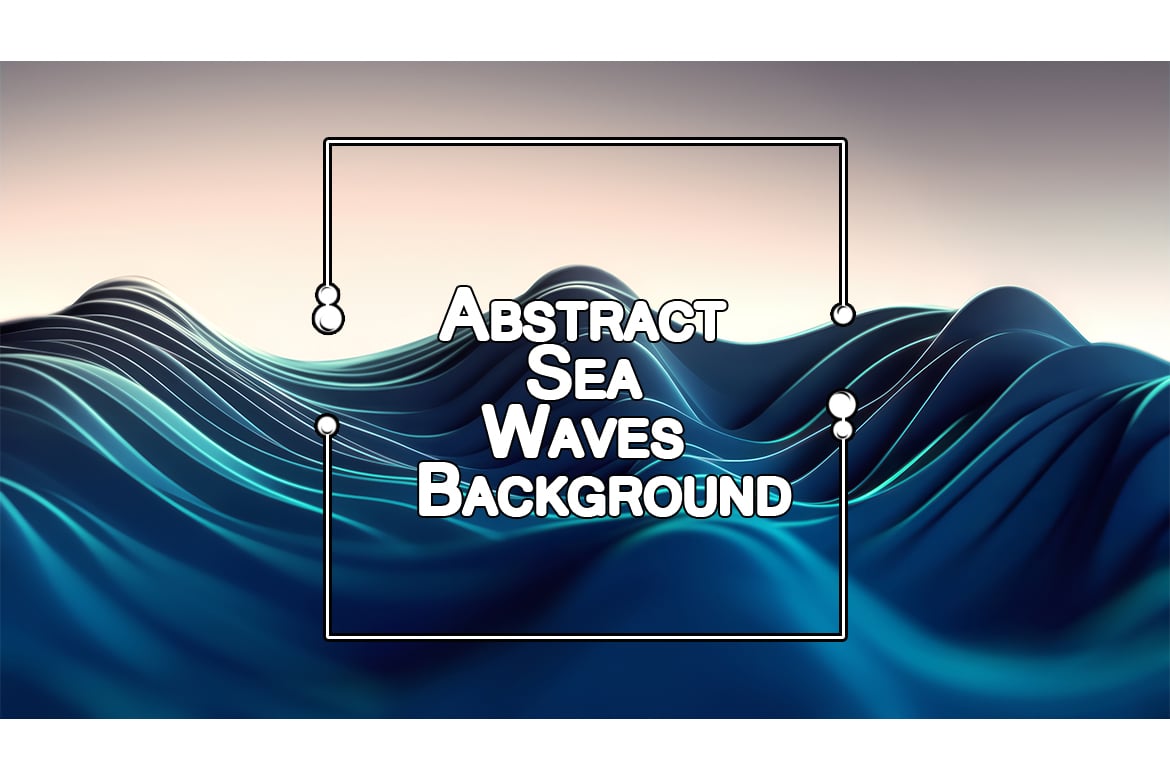 Abstract Sea Waves Background