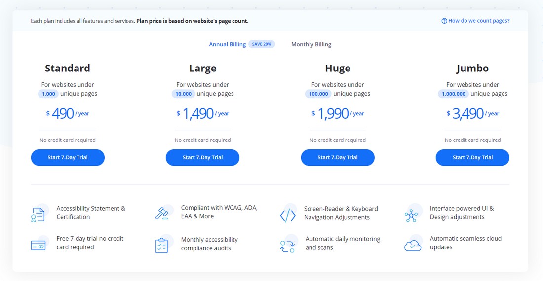 accessibe-pricing accessiBe: Optimize for Accessibility Using AI Technology design tips 