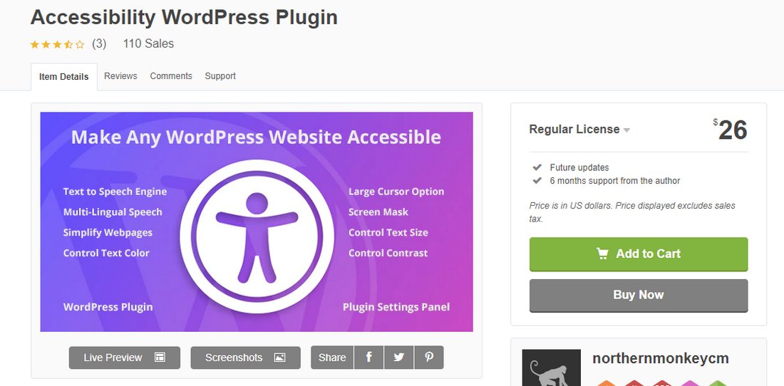 accessibility wordpress plugin