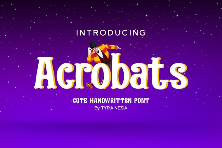 View Information about Acrobats Mexican Circus Font