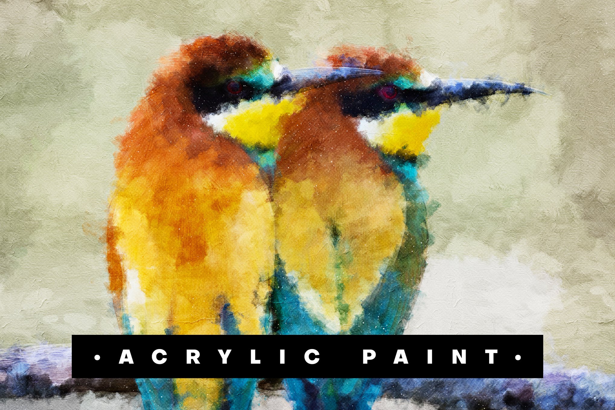 Acrylic Painting Effect Photoshop Action