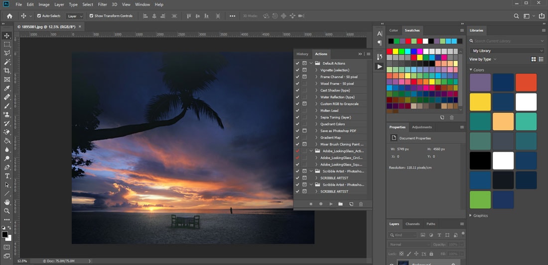 how to create actions in photoshop