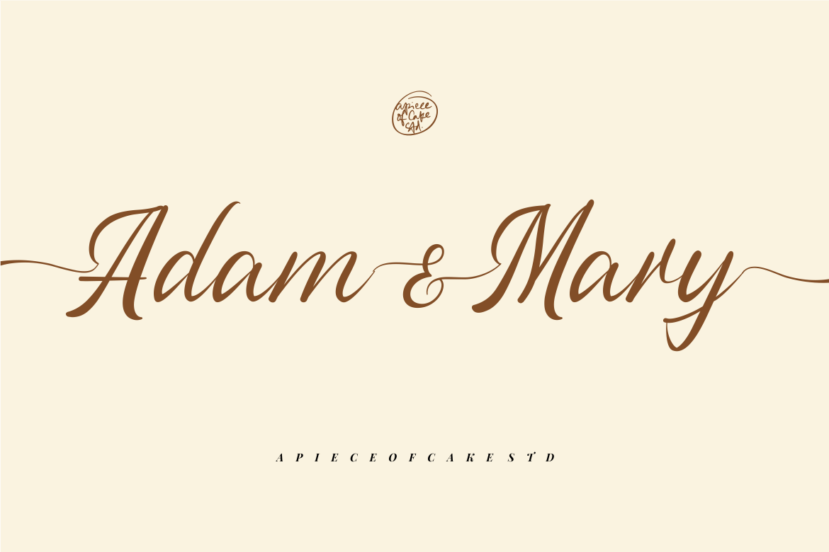 Adam and Mary - Elegant Invitation Font