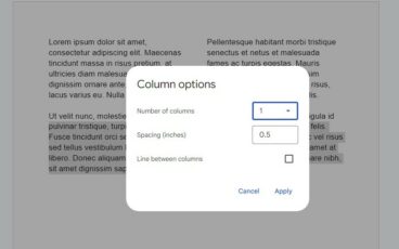 How to Make Columns in Google Docs | Design Shack