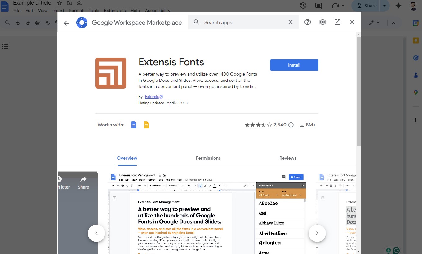 add custom fonts to Google Docs 4