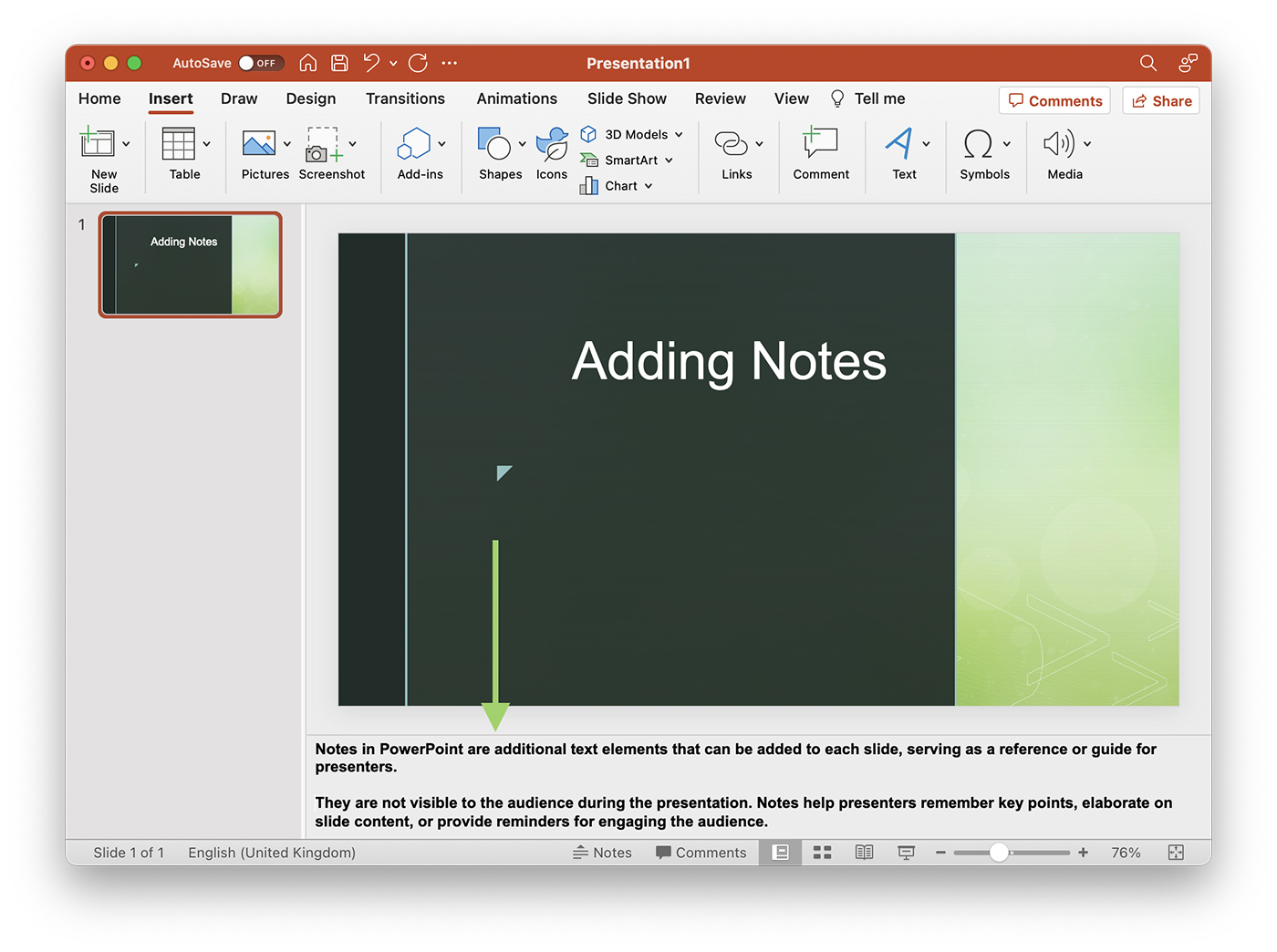 How To Add Notes Section To Powerpoint Slides