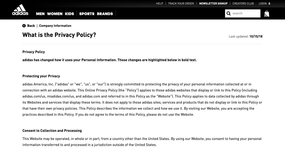 how to write a privacy policy