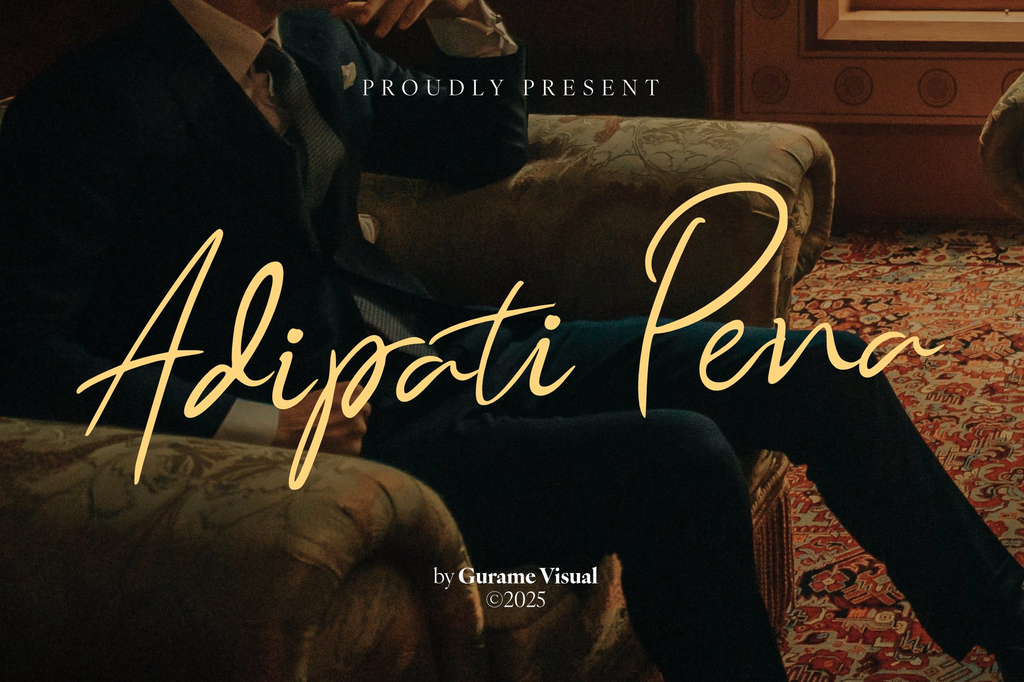 Adipati Pena - Elegant Handwritten Cursive Font