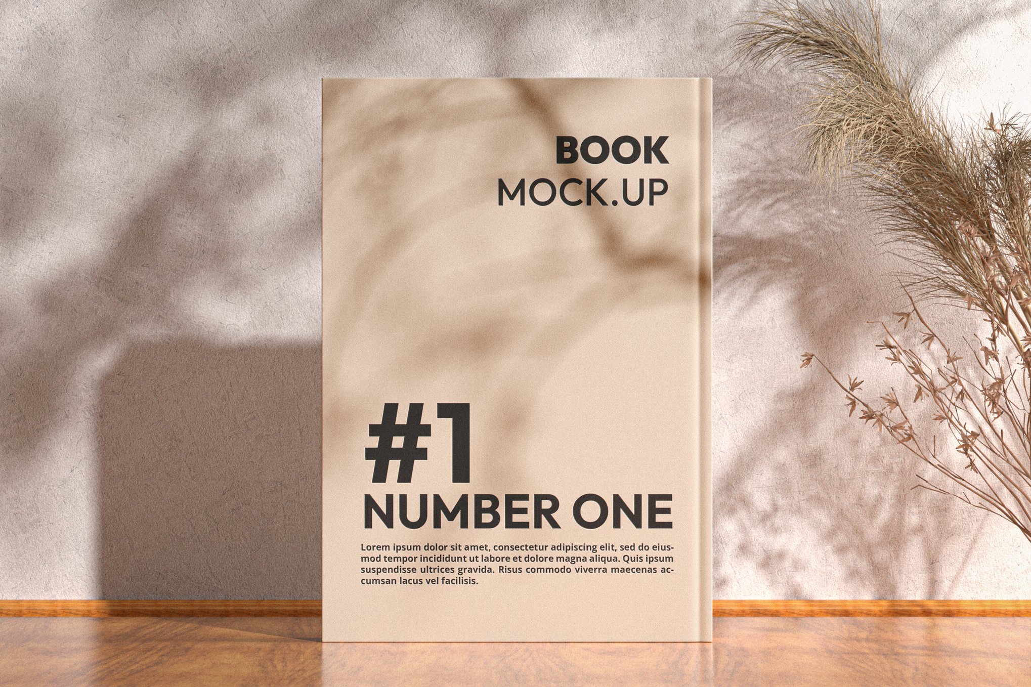 Aesthetic Hardcover Book Mockup