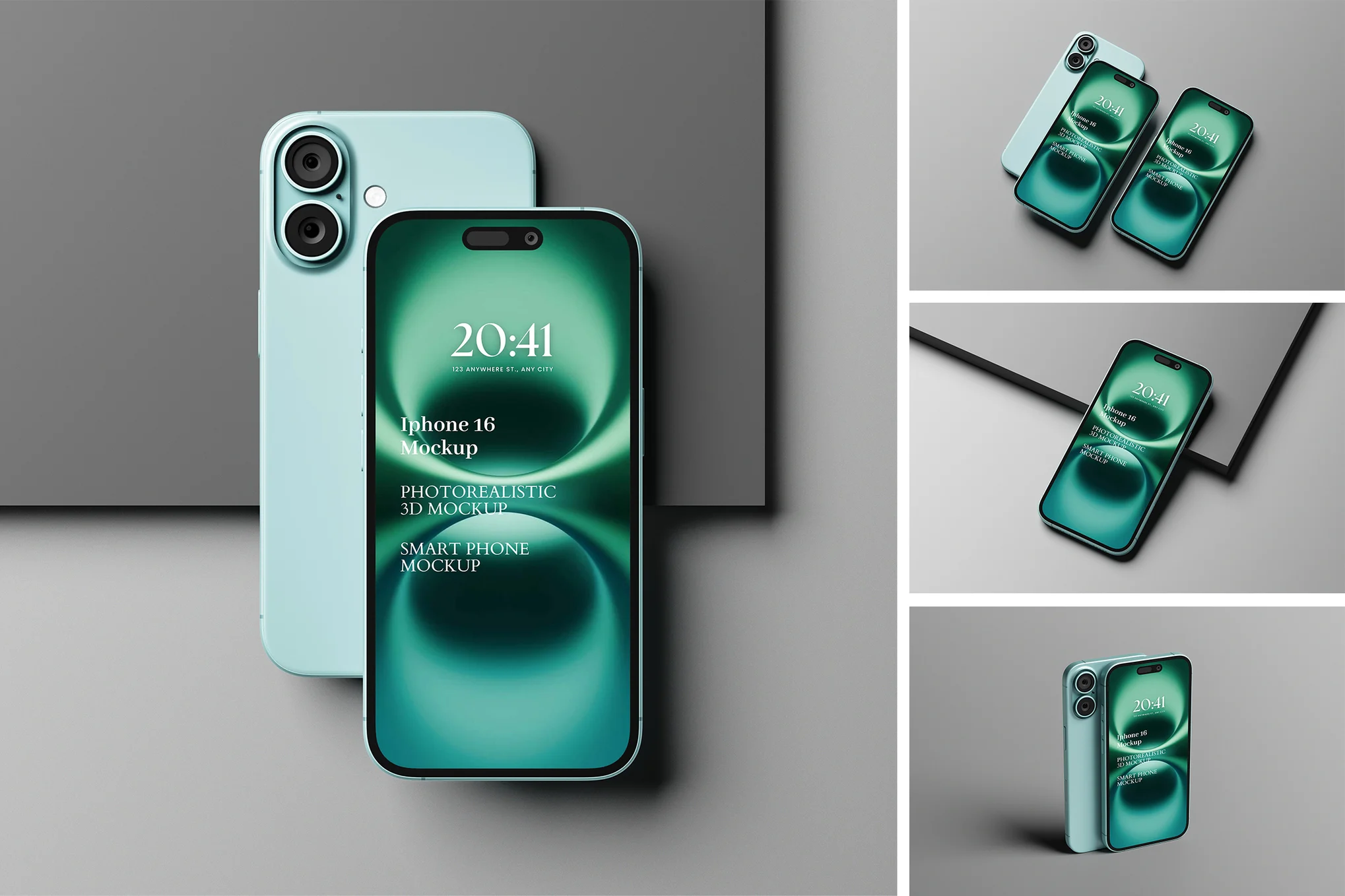 Aesthetic iPhone 16 Mockup