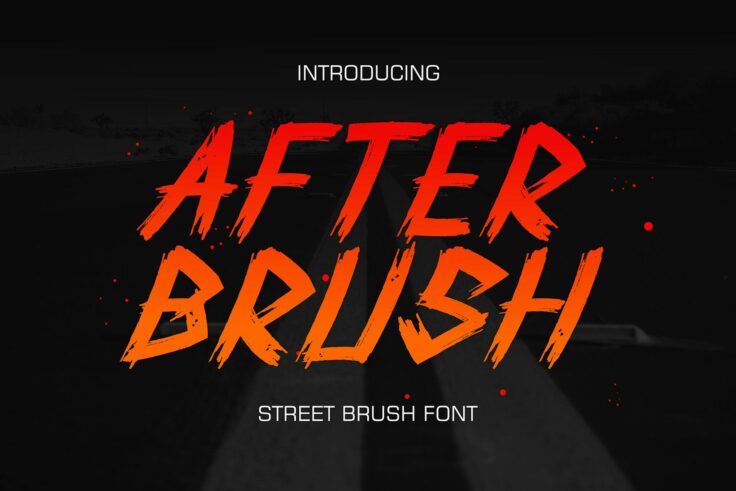 View Information about After Brush Street Font