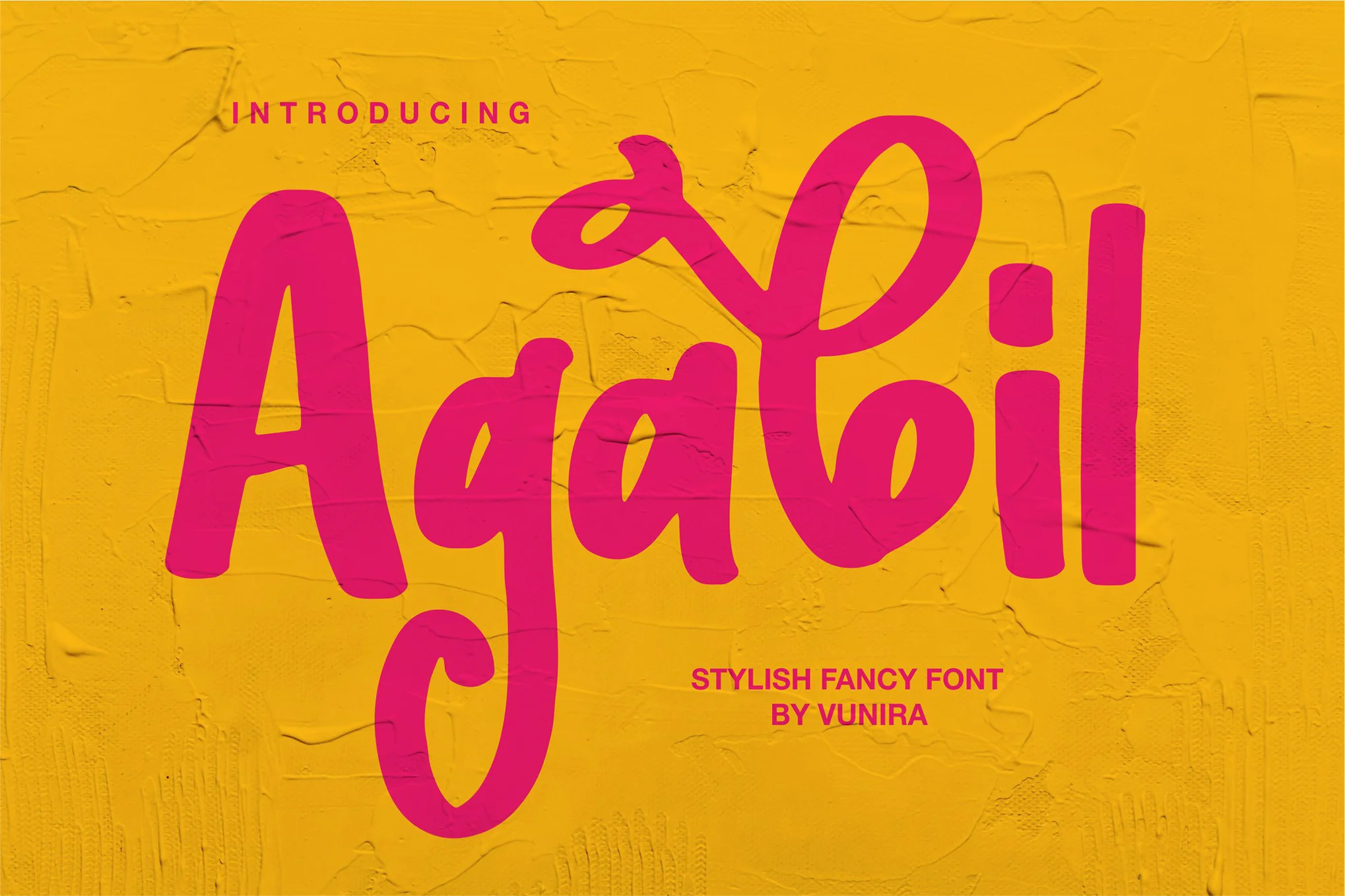 Agabil - Stylish Fancy Font