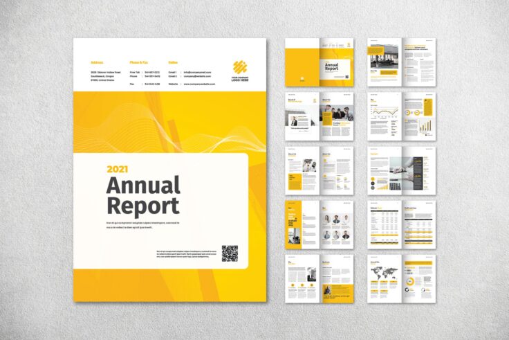 View Information about Agency Annual Report InDesign Template